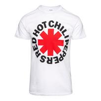 Red Hot Chili Peppers Marškinėlio Logotipas Roko Grupė Oficialus Baltas Naujas M