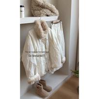Korean Style High-End Fashion Versatile Loose Warm Jacket & Slimming Skirt Set L (Recommend 105-115 Jin)