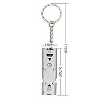 Pet Stainless Steel Bird Ultrasonic Training Whistle Outdoor Training Whistle Parrot Pigeon Return To Nest Pet Accessories 1Pcs