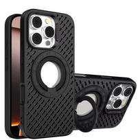 Heat Dissipation Breathable Case For iPhone 16 Pro Max 12 13 15 Pro Max 14 Plus 16E For Magsafe Magnetic Ring Holder Phone Cover For iPhone 16 Pro