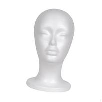 Elegant Female Foam Mannequin Head for Stylish Hair Presentation Style B