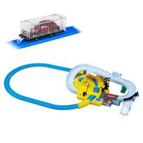 Bonus Takara Tomy Plarail Tomica Play Railroad Crossing Train Toy [Manufacturer Included] Set Round-the-Round (Ages 3+)