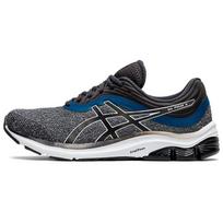 Asics Gel-Pulse 11 Comfortable Fabric Synthetic Leather Low-Top Casual Running Shoes Men sneaker Dark-Gray White 1011A734-021 43.5