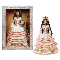 Barbie Dia De Muertos Barbie Signature BLACK Doll House Pretend Play Ages Orange Dress-up 6+ JBJ05-2