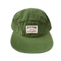Retro japoniško stiliaus hiphopo kepurės 5 skydelių plokščiu krašteliu beisbolo kepurė Greitai džiūstanti kvėpuojanti apsauganti nuo saulės kepurė Unisex žalia
