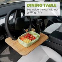 Car Steering Wheel Dining Table Automotive Food Tray Multipurpose Portable Driver Laptop Desk for