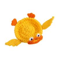 Handmade Crochet Animal Coaster, Heat-Resistant Knitting Mouse Duck Coaster, Decorative Drink Coffee Cup Mat for Kitchen Dining Table Countertop