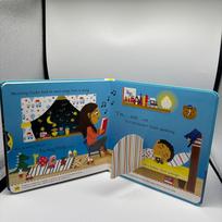 Pull & Push Durable Busy Learning material Cardboard, Foldable Inner Pages, Family Reading story time, Cognitive Enlightenment, Language Development im Not Sleepy