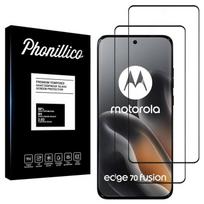Tempered Glass for Motorola Edge 70 Fusion 5G [Pack 2] Screen Protector Film Phonillico®