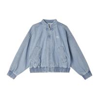 (WMNS) adidas CTT Jacket Asia Sizing 'Light Denim' Women's JZ9924 S