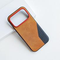 For Nothing Phone 4A Pro Case Premium Leather Patchwork Stain Resistant Protective Cover For Nothing Phone 4 A Pro Shell Bumper Nothing Phone (4a) Pro šokoladas