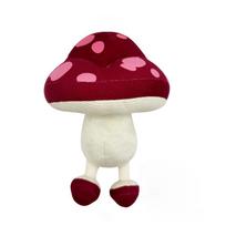 Cute Walking Mushroom Plush Toy Soft Anime Sleeping Pillow Stuffed Animal Gift For Kids