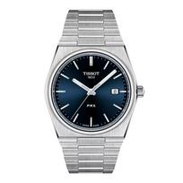 TISSOT PRX super player series quartz movement date display waterproof men's watch Swiss watch blue dial stainless T137.410.11.041.00-PeiZengBan mėlyna