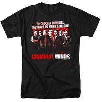 Criminal Minds Think Like One Licensed Adult T-Shirt L