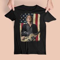 Vintage Joe Walsh American Flag Cotton Black Men Women All Size Shirt CM751 Unisex T-Shirt S
