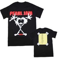 Naujas autentiškas Pearl Jam Stickman Alive albumo Grunge grupės lengvas marškinėlis Unisex marškinėlis S įvairiaspalvis
