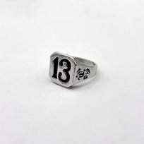 BTS Jimin Number 13 Ring Kpop Idol Merchandise Silver Signet Ring Trendy Personalized Cosplay Jewelry Gift for ARMY Fans