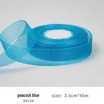 25 mm skaidrus sniego siūlų kaspinas „pasidaryk pats“ plaukų aksesuarams, skrybėlių puošmenoms ir dovanų pakavimui 2.5 cm width, 45 m length