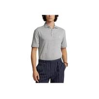 Polo Ralph Lauren Solid Color Pony Embroidered Straight Fit Short Sleeve Polo Shirt Men tops Gray 710933390-003 L