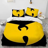 Hip Hop Music Band Wu T-TANG Clans Comforter Bedding Set,Duvet Cover Bed Set Quilt Cover Pillowcase,king Queen Size Bedding Set EU Twin 135x200cm