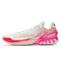 Anta Shunxi 3 Peach Iced Tea A-Shock Pro Ltr Liquid Rubber Professional Basketball Shoes Men sneaker White Pink Orange 912531110Q-1 42