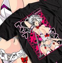 Anime Cyber Punk T-shirt, Nier Automata Tee, YoRHa 2B Kawaii Waifu Gift Shirt XL