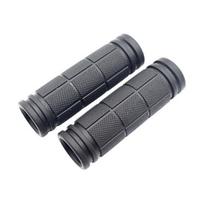1 Pair Bike Handlebar Sleeves Shock Absorption Anti-slip One-sided Locking Rubber Dustproof Bicycle