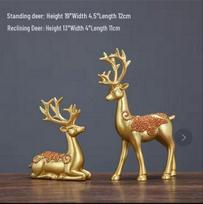 Modern Nordic Origami Elk Ornament for Living Room Decor and Housewarming Gift