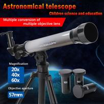 Vaikų gamtos mokslų mokymas Astronominis teleskopas Žaislai Didelio galingumo monokuliaras pilka