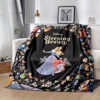 1pc, Disney's Sleeping Beauty Home Decor: Cozy Flannel Blanket Perfect Gift for Bedroom, Living Room, Travel, Camping, Car 80x120cm