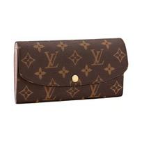 Louis Vuitton Emilie Wallet Brown Monogram Canvas Women Wallets M61289 Gift Set(Basic Set+Box+Shopping Bag)