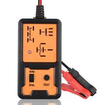 Car Relay Tester Voltage Tester Universal 12V Car Battery Checker Automotive Electronic Relay Tester LED Indicator Light oranžinė