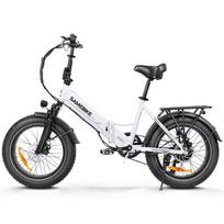 SAMEBIKE LOTDM200-II folding electric bike, 20 x 4.0-inch thick tires, with 48V 13Ah detachable battery mountain electric bike, long-lasting endurance 750W  48V  13AH balta