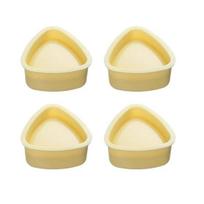 4 vnt. Trikampio Onigiri formelė Nelipni ryžių rutuliukų gaminimo formelė Japonijos suši presavimo įrankis Vaikų pietų bento namų DIY Large