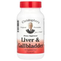 Christopher's Original Formulas Liver & Gallbladder Formula, 425mg, Veggie Capsules, 100 Count 100 pcs - 1 ea