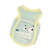 Summer Cooling Dog Vest Ice Silk Mesh Sleeveless Dog T-Shirt Breathable Pet Tank Top for Small Medium Large Dogs S
