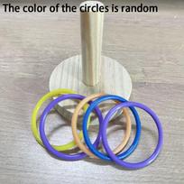 Bird Training Ring Toy Parrot Educational Toys Training Interactive Bird Supplies Bird Toys Random Color