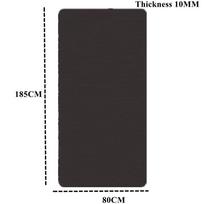 Gym Mat Yoga Pilates And Fitness Mat - Thick Gym Mat Exercise And Sports185Cm×90Cm×1Cm Sound Insulation And Vibration Damping