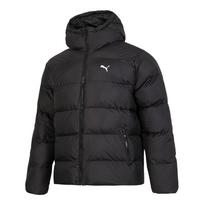 PUMA Puffer Jackets Men's Hooded Moderate Padded Puffer Jacket 684120-01 2XL
