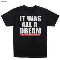 Notorious BIG Biggie Smalls Tai Buvo Viskas Sapnas 20 Marškinėliai HipHop Lipdukai Vasariniai Unisex Marškinėliai Viršūnės Nauji Spausdinti Gryni S