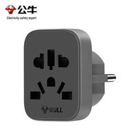 BULL European Standard Travel Plug Adapter CN plug (adapter included)