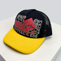Baseball Letterings Alphabet Printed Graffiti Art Street Urban Style American Women  Men For Neutral Gender Fresh Caps Peaked Hats Sunshade Color 52-60cm