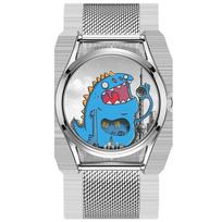 Time Monster Creative Cartoon Joker Smart Watch Kids Woman Man with Leather Band Quartz Movement Pointer Dial