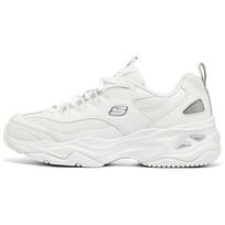 Skechers DLites 4.0 Fabric Synthetic Leather Comfortable Shock Absorption Low-Top Dad Shoes Women sneaker White 149492-WGY 35