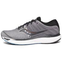 Saucony Hurricane 22 Stability Comfortable Mesh Cushioning Non-Slip Support Lightweight Low-Top Running Shoes Men sneaker Gray Black S20544-25 40