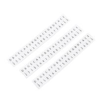 3Pcs Keys Stickers 17‑Key Kalimba Staff Labels Thumb Piano Button Musical Note Decoration balta