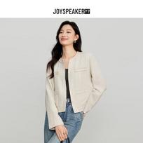 JOY SPEAKER Women's Petite Linen Blend Spring Jacket M