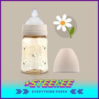 Hibee Eight Air Vents PPSU Anti-Colic BPA-free Baby Bottle Spring Edition Daisy 170ml by Steekee Korea 4313 S smėlinė