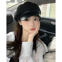 Beret Hats Women's Autumn and Winter Woolen Vintage Newsboy Hats  Small Octagonal Hats That Show Off Faces Artistic Painters  Hat Trend adjustable