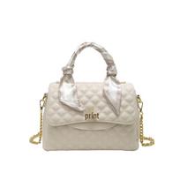 2025 Diamond Lattice Large Capacity Lock Buckle Tote Handbag - Women's Shoulder & Crossbody Bag